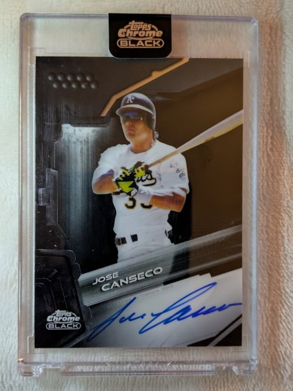 2026 Topps Chrome Black JOSE CONSECO Auto #CBA-JCA